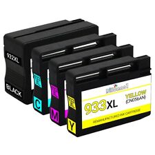 4 PACK For HP 932 933 XL CN053A CN054A CN055A CN056A Ink Combo For HP OfficeJet picture