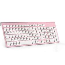 Wireless Keyboard Portable Silent Ultra-Thin Ergonomic PC Laptop TV Parts 2.4Ghz picture