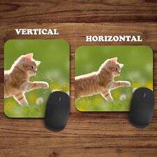 Kitten Cute Flower Cat Adorable Mouse Pad Mat Mousepad Office School Gaming picture