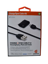 Griffin Charge/Sync Cable Kit for Micro USB Smartphones, iPhone, iPod, or iPad picture