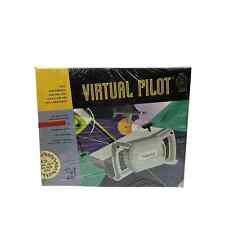 Virtual Pilot Yoke steering wheel Flight Simulator PC Gaming Vintage Air Plane picture