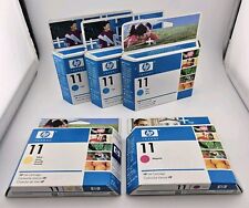 (LOT OF 5) HP 11 Cyan Ink Cartridge - expiration 2007/2008 picture