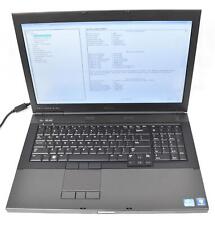Dell Precision M6600 Laptop i7-2760QM 2.4GHz 8GB No HD DVDRW No OS 17.3