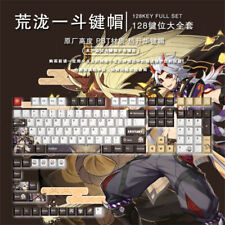 128 Keys Genshin Impact Arataki Itto Keycaps Dye-sub PBT for Cherry MX Keyboard picture