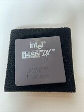 Vintage Intel SX419 i486DX/33 CPU A80486DX-33 1989 LOGO picture