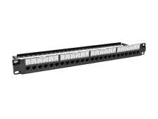 Monoprice Cat6 1U Patch Panel - 19in, With Loaded Keystone Jack, 24 Port picture