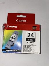 Genuine Canon BCI-24 Ink Cartridge Black UNSEALED box Expired picture