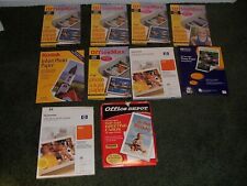 huge lot 600 inkjet printer photo gloss paper 4x6 5x7 8x10 greeting card 2 sided picture
