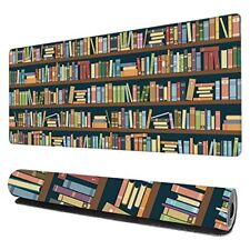 Bookshelves Full of Books Gaming Mouse Pad XXL Large Desk Mouse Pad Keyboard ... picture
