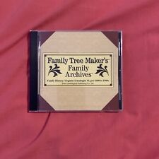 Family Tree Maker Family History Virginia Genealogies #1 pre 1600 to 1900's #162 picture
