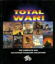 Total War w/ Manual MAC CD 11 games MacArthur's War Panzer Battles Warlords + picture