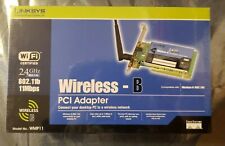 Linksys Wireless-B  PCI Adapter Model WMP11 802.11b 2.4 GHZ 11Mbps BRAND NEW picture