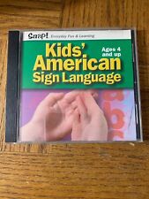 Kids American Sign Language PC Cd Rom picture