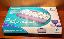 Logitech Y-BE22 USB Internet Navigator Keyboard 867150-0100 with Handrest & CD picture