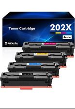 202X Toner Cartridges High Yield: 4 Pack 202A Compatible Replacement for HP 202X picture