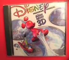 Disney's Magic Artist 3D Sculpt and Design Art Tool Program 2000 Windows Mac CD picture