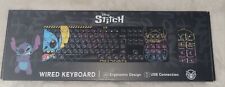 Colorful Lilo And Stitch Wired Keyboard- Perfect for your Home Office  picture
