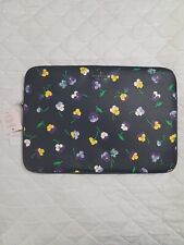 Kate Spade Padded Staci Universal 15” Laptop Sleeve Pansy NWT picture