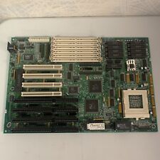 Vintage PC Motherboard Phoenix 586 PCI PnP Socket 5 RARE OLD TECH UNTESTED picture