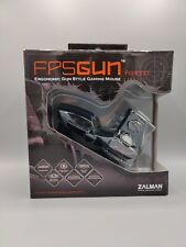 FPSGUN Zalman Ergonomic Gun Style Gaming Mouse FG 1000 Open Box Tested Rare picture