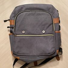 Modoker Vintage Backpack Style Laptop Bag, New (Grey) picture