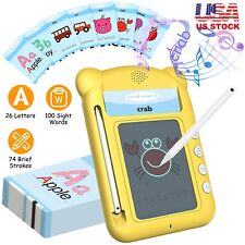 Electronic Talking Flash Cards 100 Sight Words  LCD Writing Tablet for Toddlers picture