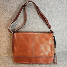 Vintage Mori Soft Leather Messenger Bag Lap Top or Tablet Bag picture