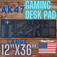 Extended Large AK-47 Gun Style Gaming Mouse Pad Computer Keyboard Mat XL picture