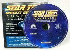 Star Trek The Next Generation Companion 1999 CD-ROM Series Guide Script Library picture