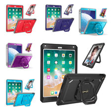 360 Rotating Case Stand Shockproof Cover Screen Protector for Apple iPad 10 9 8 picture