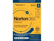 Norton 360 Deluxe - Antivirus software for 5 Devices with Auto Renewal - Include picture