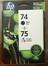 Genuine HP 74 75 Ink Cartridge Combo-for HP C4480 C4580 Printer-OEM INK-Expired picture