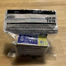 Epson Intellidge T018 Color Ink Printer Cartridge New Sealed No Expiration Date picture