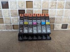 LOT OF 7 GENUINE CANON CLI226 INK BLACK CYAN MAGENTA 2YELLOW 2GRAY B2-2(10) picture
