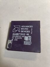 Vintage AMD AM486DX2-66 A80486DX2-66 66MHz CPU Processor @CPU65 picture