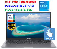 2024 ASUS Vivobook Laptop 15.6 FHD Touch Intel i5-1135G7, Upto 20GB RAM& 1TB SSD picture
