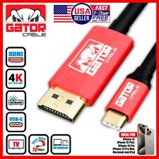 USB-C to HDMI Mirror Cable Adapter Converter 4K 60Hz HDR HDTV for iPhone 15 picture