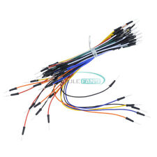 65Pcs Male to Male Solderless Flexible Breadboard Jump Cable Wires Color picture