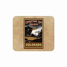 Georgetown loop RR Colorado Travel Poster Standard Mouse Pad Old Train Art picture