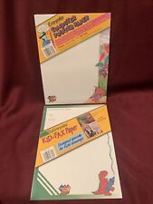 Vintage Crayola computer printer paper Kid Fax 1996 90’s New Sealed picture