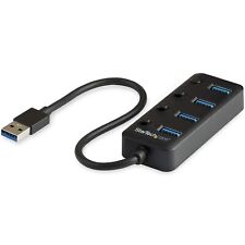StarTech.com 4 Port USB 3.0 Hub - USB-A to 4x USB 3.0 Type-A with Individual O picture