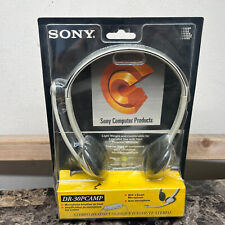 Sony Stereo Headset Headphones W/ Microphone Telemarketer DR-30PCAMP NEW picture