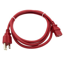 RED COLOR CODING 6FT AC POWER CORD FOR VIZIO LG SAMSUNG PANASONIC TV LCD PLASMA picture
