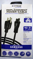 10ft Replacement 3-Pin Laptop/Monitor/PC/TV AC Power Cord Cable 3-Prong Charger picture