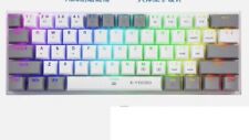 Mini Gaming Keyboard Compact Keyboard RGB Backlit Portable 61 Keys USB picture