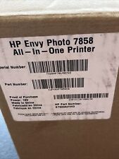HP Envy Photo 7858 All-In-One Inkjet Photo Printer w ink, USB, power NEW picture