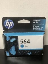 Genuine HP 564 Original Cyan Ink Cartridge Exp MARCH 2025 (Factory Sealed) picture