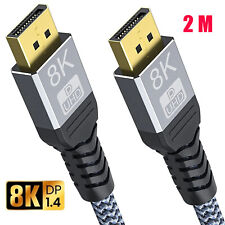 1M 2M 3M 8K Displayport DP 1.4 Cable UHD Display Port Male to Male Cord US STOCK picture