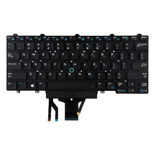 US Keyboard with Backlit Fit Dell Latitude E7250 E7270 E7450 E7470 E7480 0D19TR picture