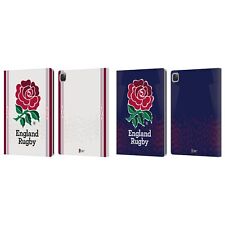 OFFICIAL ENGLAND RUGBY UNION 2023/24 CREST KIT LEATHER BOOK CASE FOR APPLE iPAD picture